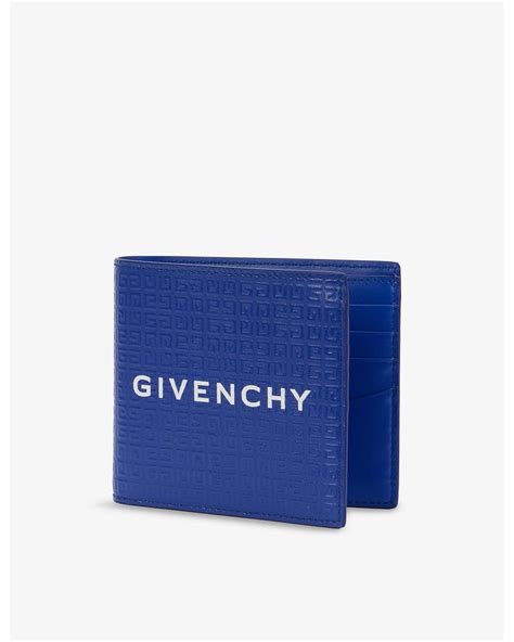 Givenchy 4G Logo Embossed Leather Bifold Wallet 